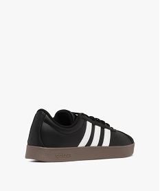 baskets femme avec bout suede et a bandes laterales vl court base - adidas noir vifF098701_4