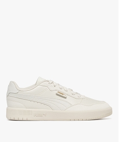 baskets femme style retro court ultra lite - puma beige standardF099001_1