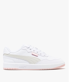 baskets femme style retro court ultra lite - puma blanc chineF099101_1