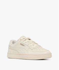 baskets femme dessus en cuir uni style retro caven 2.0 - puma beige standardF099301_2