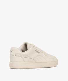 baskets femme dessus en cuir uni style retro caven 2.0 - puma beige standardF099301_4