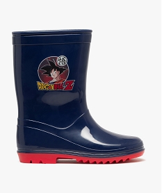 GEMO Bottes de pluie garçon à semelle contrastante - Dragon Ball Z Bleu