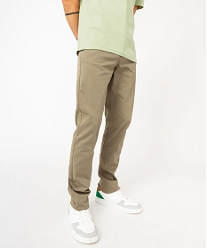 pantalon chino coupe slim homme beigeF111301_1