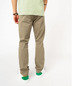 pantalon chino coupe slim homme beigeF111301_3