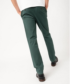 pantalon chino coupe slim en coton homme vertF111501_3