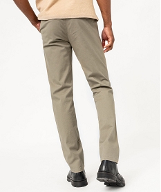 pantalon chino coupe slim en coton homme brunF111701_3