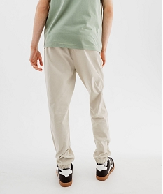 pantalon jogger en toile de coton homme bleuF112801_3