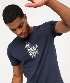 tee-shirt manches courtes imprime homme - fortnite bleu tee-shirtsF123801_1