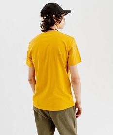 tee-shirt manches courtes imprime homme - roadsign jaune tee-shirtsF125201_3