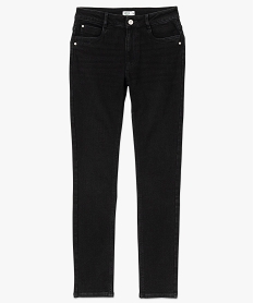 jean slim taille normale femme noirF128701_4