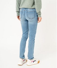 jean slim taille normale en denim extensible femme grisF128901_3