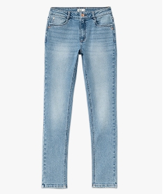 jean slim taille normale en denim extensible femme grisF128901_4