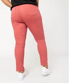 pantalon coupe regular femme grande taille roseF130301_3