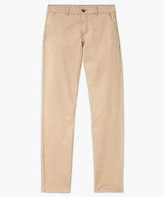 pantalon chino coupe regular femme beige pantalonsF132201_4