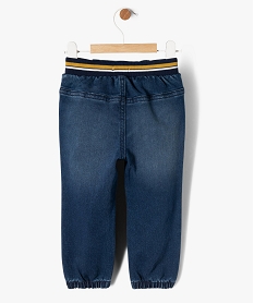 jean baggy avec taille elastique bebe garcon bleu jeansF156101_4