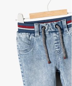 jean baggy avec taille elastique bebe garcon bleu jeansF156201_2