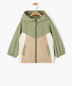 GEMO Blouson imperméable à capuche bébé garçon vert standard