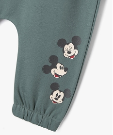 ensemble 2 pieces bebe garcon sweat a capuche et pantalon en maille - disney beigeF158701_2