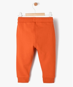 pantalon de jogging avec ceinture bord-cote bebe garcon rougeF159201_3