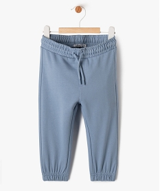 GEMO Pantalon de jogging léger bébé garçon Bleu