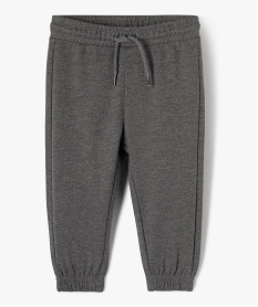 pantalon de jogging leger bebe garcon gris joggingsF159501_1