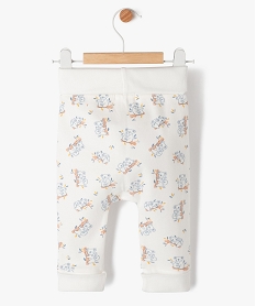 pantalon evolutif en maille imprimee koalas bebe beigeF186101_4