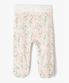 pantalon a pieds et ceinture elastique en jersey bebe (lot de 2) rose leggingsF186201_3