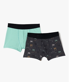 boxers garcon motif jeu video (lot de 2) grisF199801_1