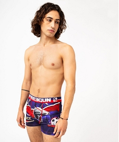 GEMO Boxer microfibre imprimé Équipe de France de football homme - Freegun Bleu