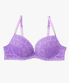 soutien-gorge push-up en dentelle violet soutien gorge avec armaturesF211201_4