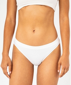 culotte en maille extensible femme blanc culottesF214001_1