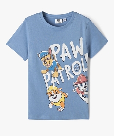 tee-shirt manches courtes a motif xxl garcon - pat patrouille bleu tee-shirtsF232201_1