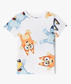 tee-shirt manches courtes a motifs chiens garcon - bluey multicolore tee-shirtsF232301_1