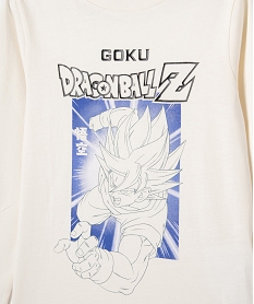 tee-shirt manches longues imprime garcon - dragon ball z beigeF233801_2