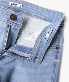 jean coupe slim taille ajustable garcon bleu jeansF238201_3