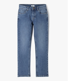 GEMO Jean regular à taille ajustable en coton stretch garçon Bleu