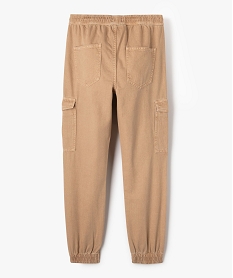 pantalon cargo avec taille ajustable garcon beige pantalonsF239701_3