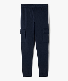 pantalon de jogging coupe cargo garcon bleu pantalonsF241501_3