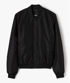 GEMO Blouson bomber en toile déperlante unie homme Noir