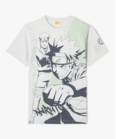 tee-shirt manches courte imprime garcon - naruto beige tee-shirtsF246801_1