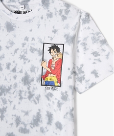 tee-shirt manches courtes avec motif manga garcon - one piece gris tee-shirtsF247201_2