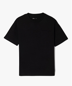 GEMO Tee-shirt manches courtes coupe oversize garçon Noir