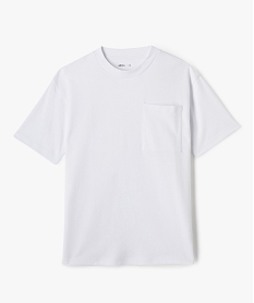 tee-shirt manches courtes coupe oversize garcon blanc tee-shirtsF248901_1