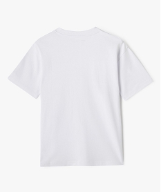 tee-shirt manches courtes coupe oversize garcon blanc tee-shirtsF248901_3