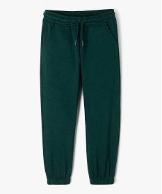 GEMO Pantalon de jogging intérieur molletonné fille Vert