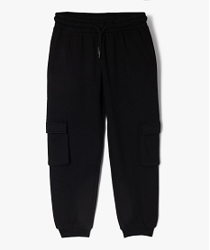 GEMO Pantalon de jogging avec poches à rabat fille Noir