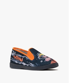 chaussons garcon pantoufles a enfiler - naruto bleuF283901_2