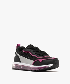 baskets fille running en mesh avec semelle a bulle dair details colores - nasa noir standard basketsF305101_2