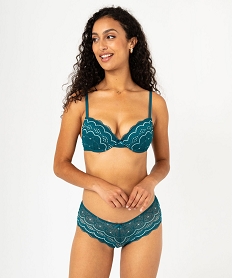 soutien-gorge corbeille en dentelle a armatures bleu soutien gorge avec armaturesF319201_3