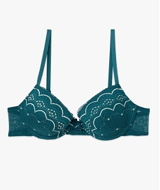 soutien-gorge corbeille en dentelle a armatures bleu soutien gorge avec armaturesF319201_4